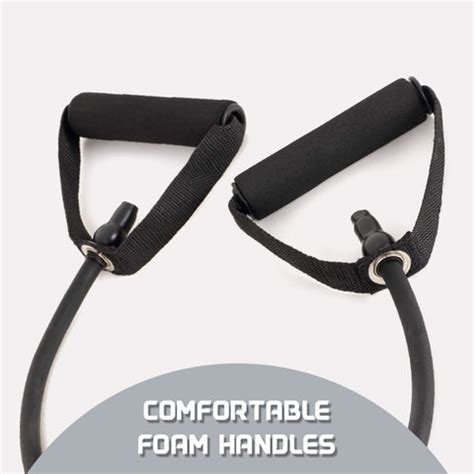 Resistance Tubes with Foam Handles for Abs Workout | Joyfit