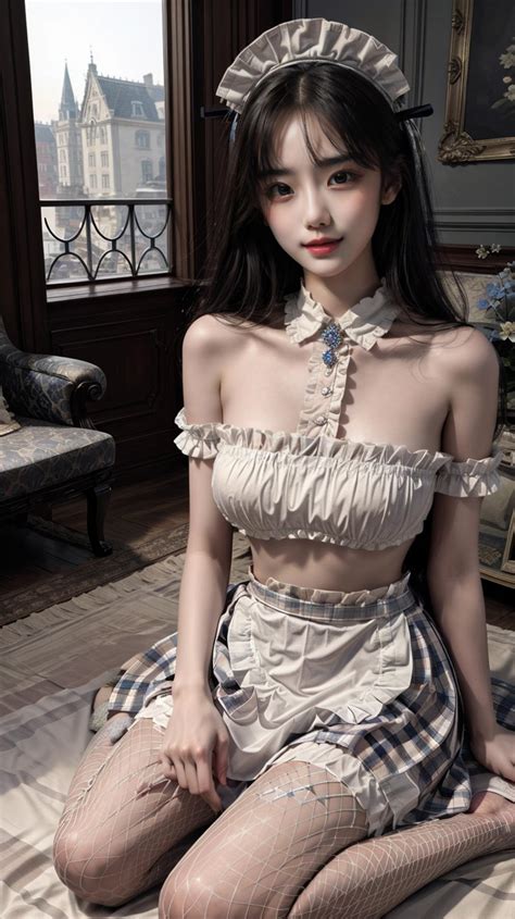 Maid’s Secret Service – Kawaii Japanese Maid Gets Double-Creamed by Master and His Big White Friend