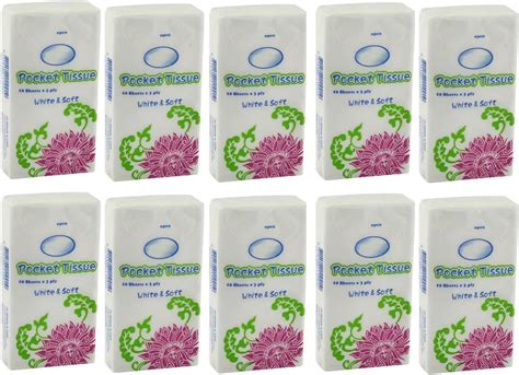 DOMUM Soft Pocket Tissue Packs, Face Tissue, Cotton Tissue, Disposable ...