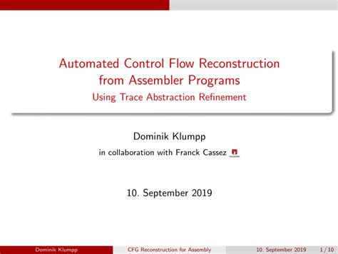 Image result for Control Flow Reconstruction