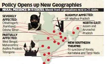 Revised central policy flags new southern theatre on Maoist map - The ...