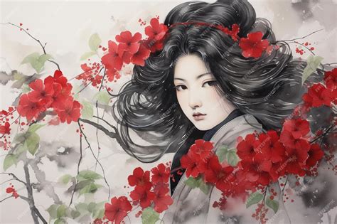 Premium Photo | Japanese doll painting sweet and sour cantonese style ...