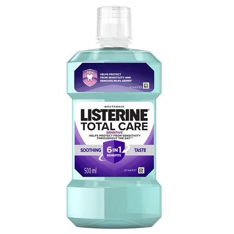 Buy Listerine Total Care Sensitive Soothing Taste Mouth Wash, 500 ml ...