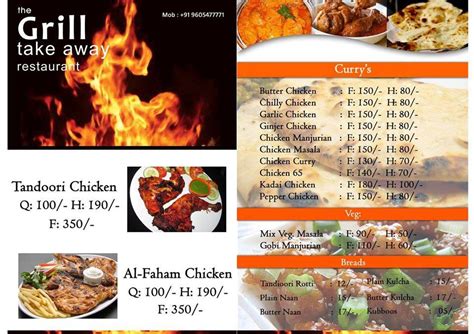 Menu at M Grill - Paragon Group, Kozhikode
