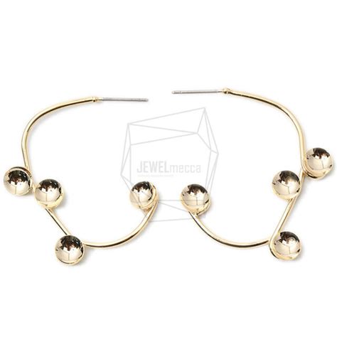 ERG-1271-G【2個入り】マルチパールカップピアス,Multi Pearl Cup Post Earring | jewelmecca