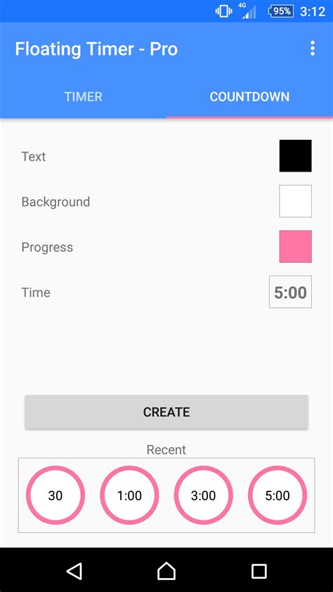 Image result for Floating Timer Widget