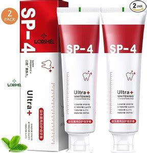 LORSHEL sp 4 toothpaste with fluoride for strong and white teeth ...