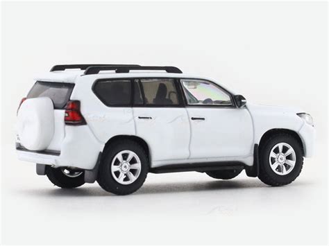 Toyota Land Cruiser Prado 150 white 1:64 GCD diecast scale model car ...