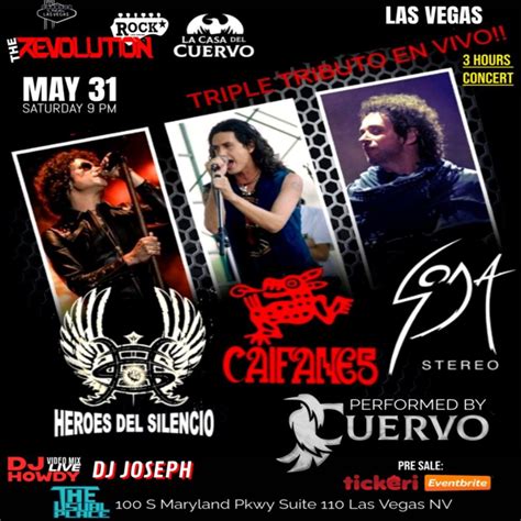 Tributos a Caifanes Héroes del silencio y Soda Stereo , The Usual Place ...