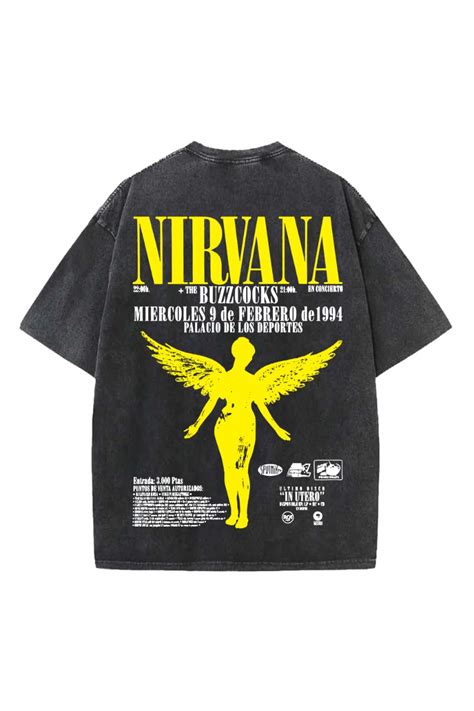 Nirvana Designed Vintage Oversized T-shirt – Beseksy