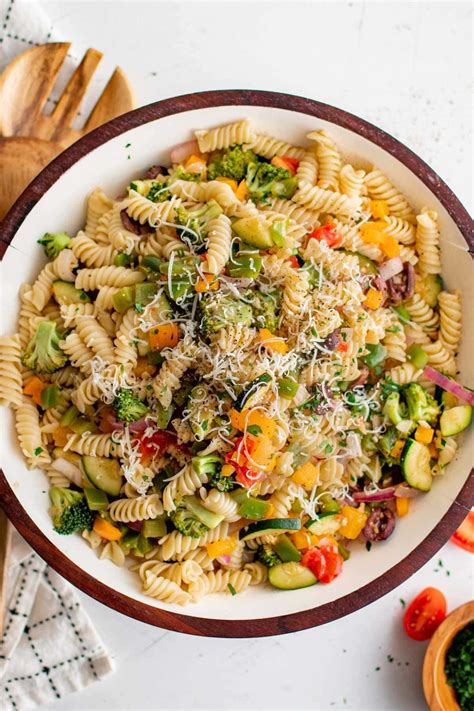Best Vegetable Pasta Salad Recipe Vegetarian Pasta Salad Sandra's