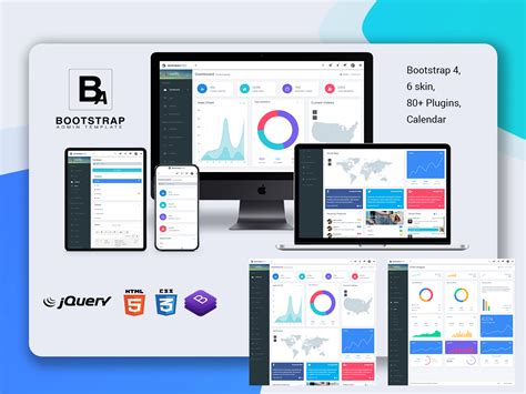 Image result for Bootstrap 4 Dashboard UI