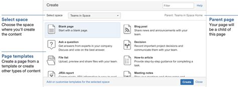 Tips Setting Up Confluence Pages 的图像结果