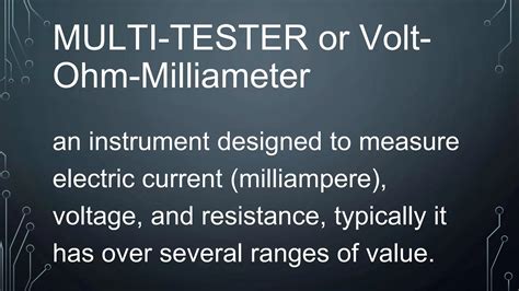 Image result for Multifunction Tester Parts