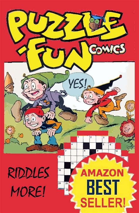 Puzzle-Fun Comics Volume 1, Retro Comics, Educational Brain Games 3 ...