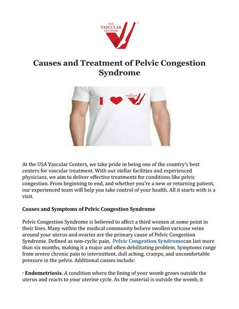 PPT - Causes and Treatment of Pelvic Congestion Syndrome PowerPoint ...