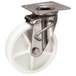 Stainless Steel Caster, JAB Type Swivel Bracket With Stopper (Size 200 ...