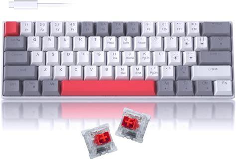 Teclado Mecânico 75% TKL Hot-Swappable K500A-B84 Com Fio Gaming Teclado ...