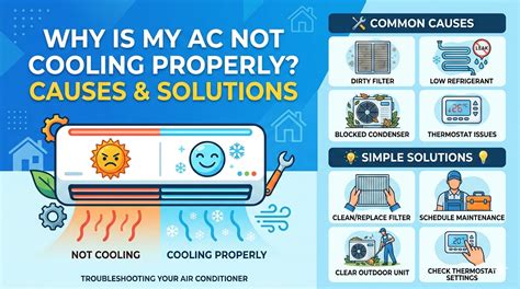 Why Is My AC Not Cooling Properly? Causes & Solutions | OnDoorService ...