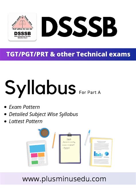 PRT and Other Technical Exams - Syllabus DSSSB For Part A Exam Pattern ...