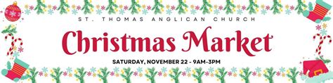 Christmas Market, St. Thomas' Anglican Church - Brooklin, Whitby, 22 ...