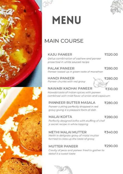 Menu at Food O' Clock, Kota