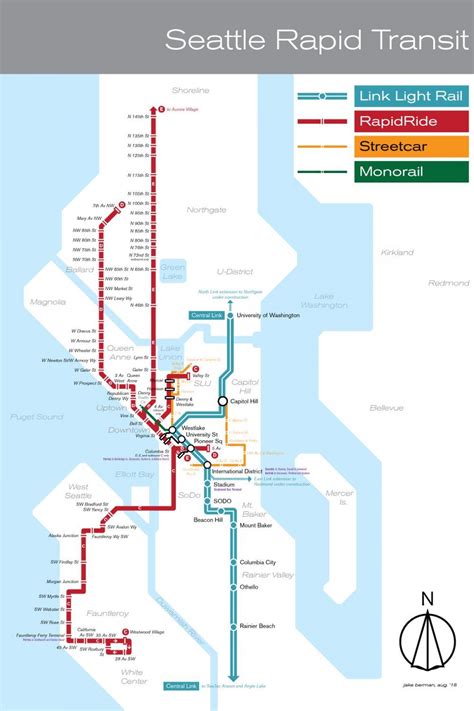 Seattle Light Rail Line Map | Americanwarmoms.org