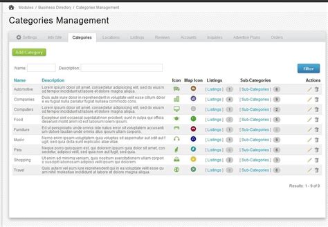Business Directory Script 的图像结果