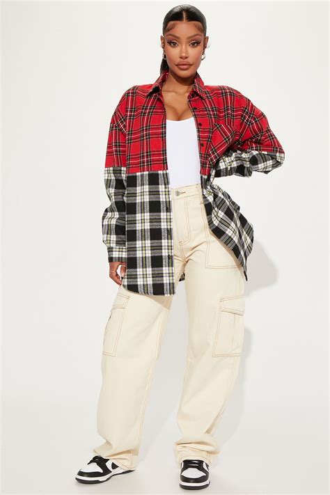 Oversized Flannel Shirt