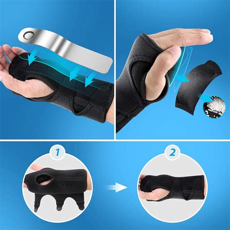 Buy psycilla Fits Both Hands-Copper Infused Adjustable Support Splint ...