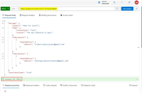 Email Graph API 的图像结果