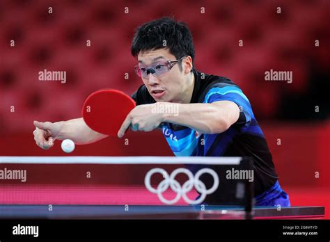 Tokyo, Japan. 21st July, 2021. Jun Mizutani (JPN) Table Tennis ...