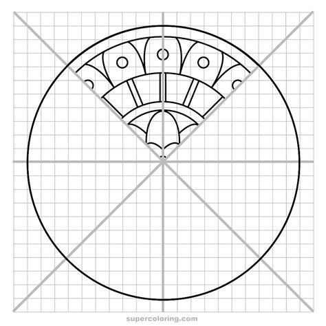 Radial Symmetry Art Printable Worksheet