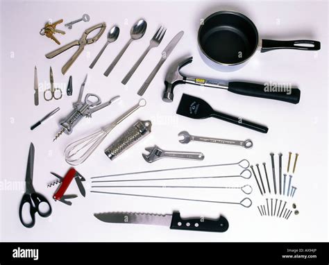 all kinds of things made of metal Stock Photo: 16769757 - Alamy