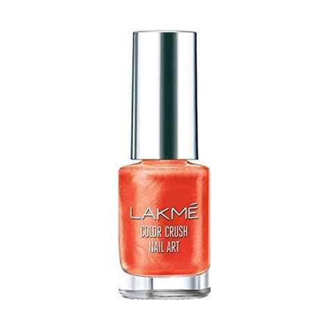 Buy Lakmé Color Crush Nailart, M8 Coral, 6 ml Online at Low Prices in ...