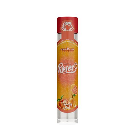 Peachy Pair Roses Long Stem Sativa 1G | Liquid Diamond Infused - Roses