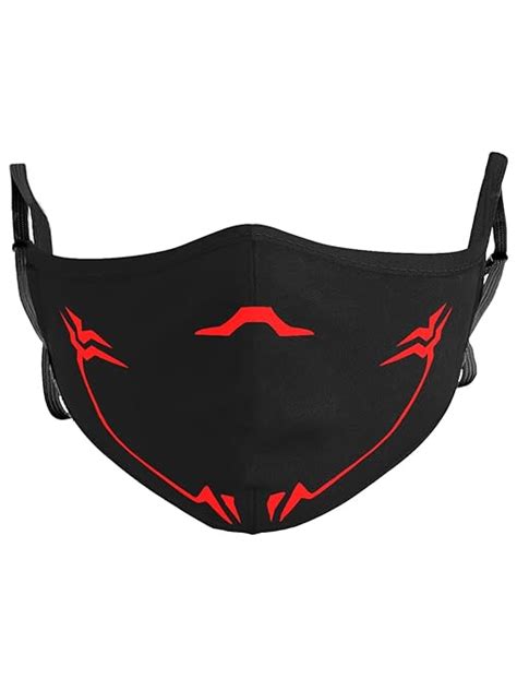 ComicSense.xyz Jujutsu Kaisen Anime Sukuna Tattoo Printed Face Mask ...