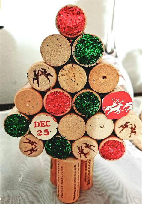 christmas crafts with corks