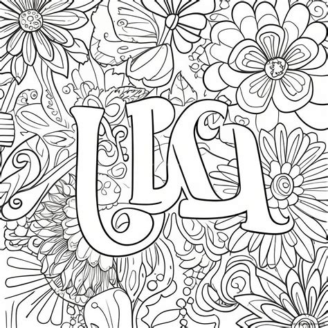 Personalized Colorful Name Coloring Page (20273-16020)