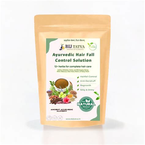 Ayurvedic Hair Fall Control Solution | Natural Hair Fall Treatment ...