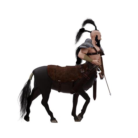 zentaur griechische mythologie kreatur halb mann halb pferd isoliertes ...