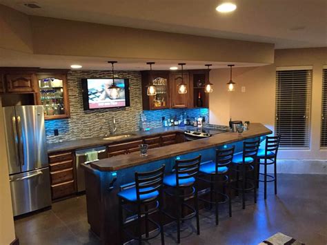 Modern Basement Bar