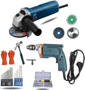 My Factor Angle Grinder with Drill Machine Combo Multicolor (DE708 ...