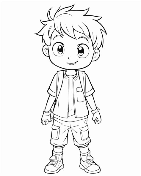Cute Coloring Pages For Little Boys