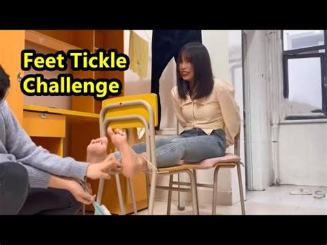 Feet Tickle Challenge Girl Tickling Foot and Sole 挠脚心 023 https://www ...