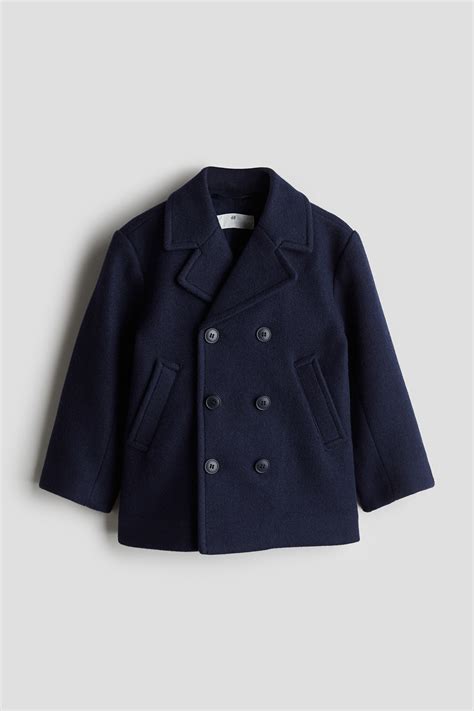 Pea Coat - Navy blue - Kids | H&M US