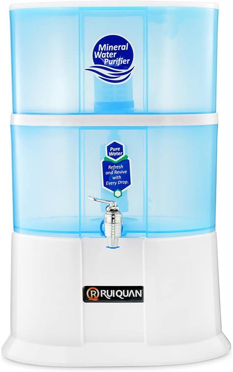 RUIQUAN 20L Mineral Pot - Non-Electric Gravity Water Purifier | Stylish ...