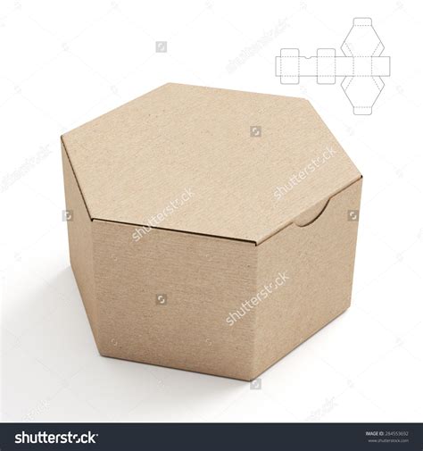 Image result for Hexagonal Box Template