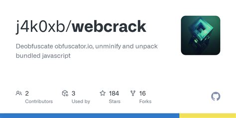 Issues · j4k0xb/webcrack · GitHub