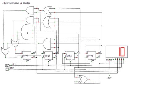 Image result for Asynchronous Counter VHDL